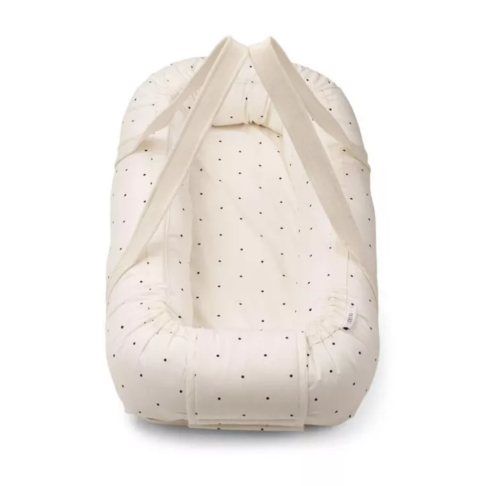 Babynest / Baby lift din bumbac organic Gro - Classic Dot Creme de la Creme - Liewood