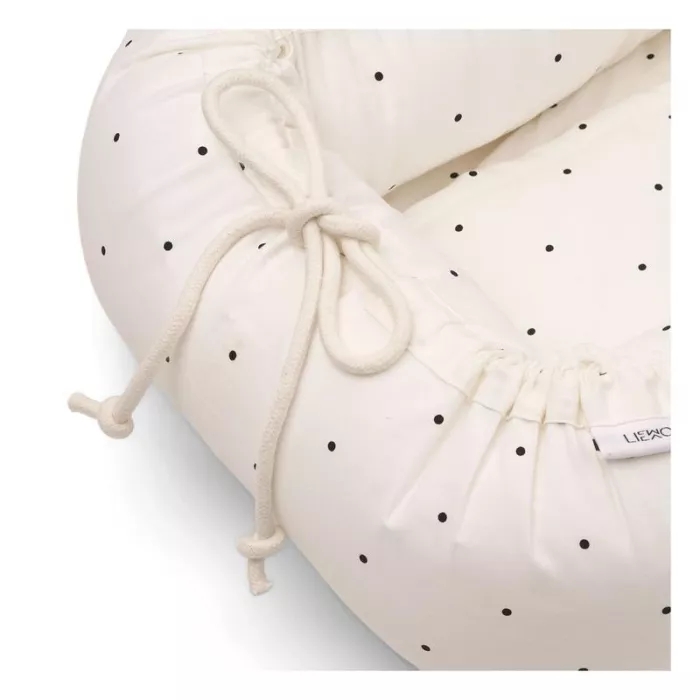 Babynest / Baby lift din bumbac organic Gro - Classic Dot Creme de la Creme - Liewood