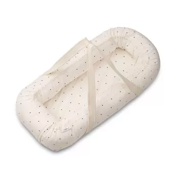 Babynest / Baby lift din bumbac organic Gro - Classic Dot Creme de la Creme - Liewood