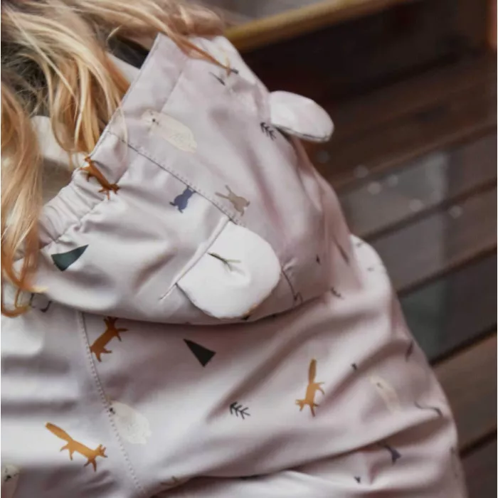 Costum impermeabil din material softshell - Parker - Arctic mix - Liewood Costum impermeabil din material softshell - Parker - Arctic mix - Liewood