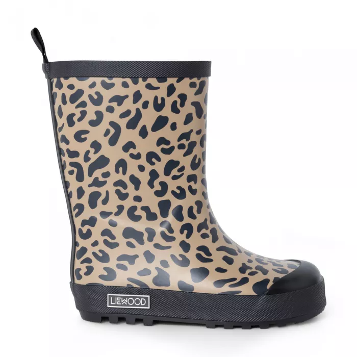 Cizme din cauciuc natural cu captuseala - Mason - Mega leo Oat mix - Liewood