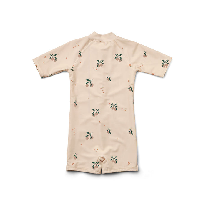 Costum de baie pentru copii - Max - Peach/Sea Shell Mix - Liewood Costum de baie pentru copii - Max - Peach/Sea Shell Mix - Liewood
