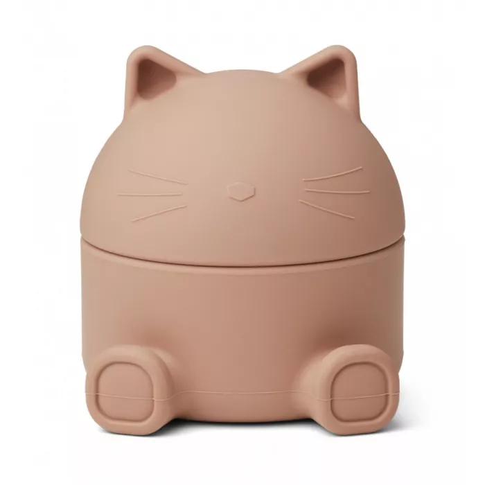 Cutiuta organizator din silicon - Cat Dark Rose - Liewood