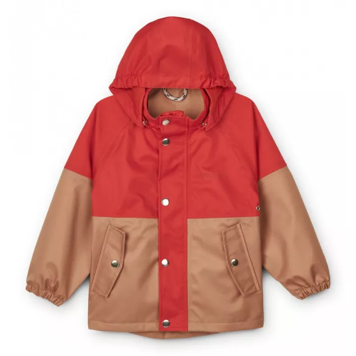 Costum impermeabil din material softshell - Peter - Tuscany Rose/Apple Red - Liewood Costum impermeabil din material softshell - Peter - Tuscany Rose/Apple Red - Liewood