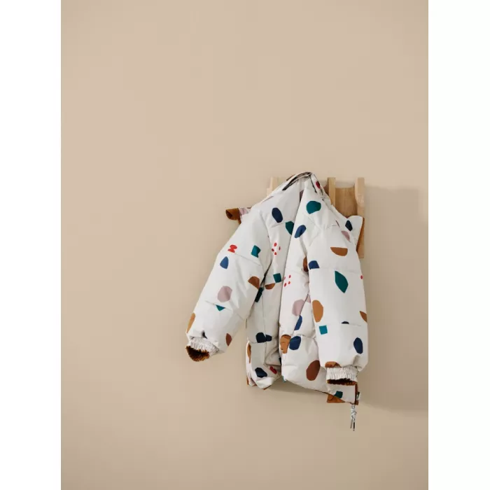 Jacheta de iarna reversibila cu umplutura din puf de gasca - Paloma - Geometric Foggy Mix - Liewood Jacheta de iarna reversibila cu umplutura din puf de gasca - Paloma - Geometric Foggy Mix - Liewood