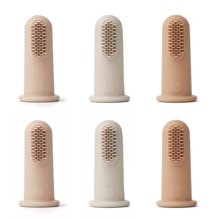 Set 6 periute de dinti degetar - Rose - Liewood Set 6 periute de dinti degetar - Rose - Liewood