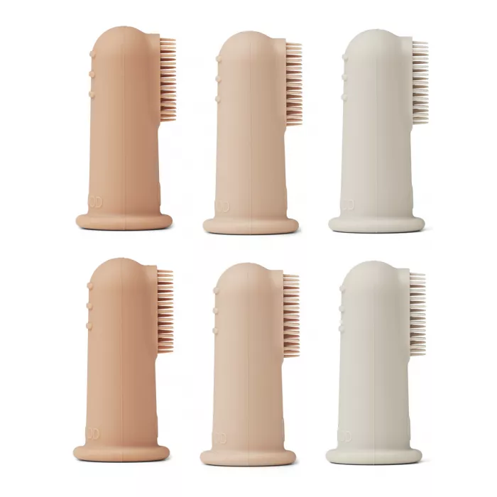 Set 6 periute de dinti degetar - Rose - Liewood Set 6 periute de dinti degetar - Rose - Liewood