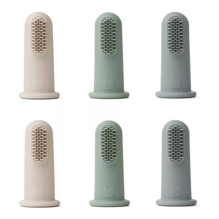Set 6 periute de dinti degetar - Peppermint - Liewood Set 6 periute de dinti degetar - Peppermint - Liewood