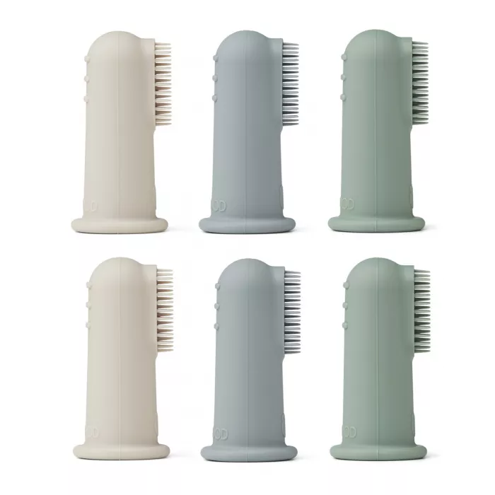 Set 6 periute de dinti degetar - Peppermint - Liewood Set 6 periute de dinti degetar - Peppermint - Liewood