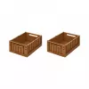 Set 2 cutii medii de depozitare Weston - Golden Caramel - Liewood