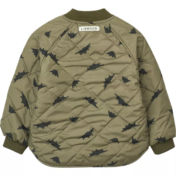 Costum termo pentru copii - Anniston - Bats / Khaki - Liewood