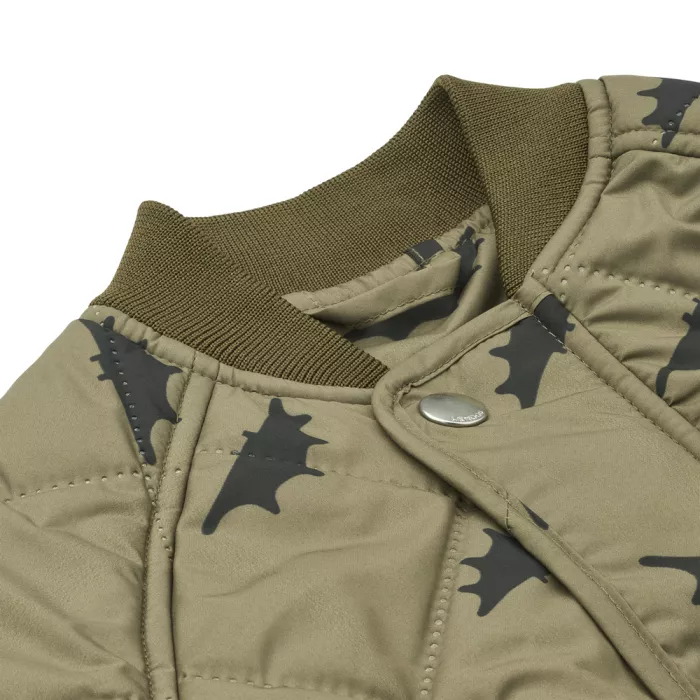 Costum termo pentru copii - Anniston - Bats / Khaki - Liewood