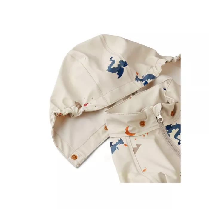 Costum impermeabil pentru ploaie - Moby - Little Dragon/Dark Sandy Mix - Liewood Costum impermeabil pentru ploaie - Moby - Little Dragon/Dark Sandy Mix - Liewood