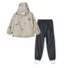 Costum impermeabil pentru ploaie - Moby - Little Dragon/Dark Sandy Mix - Liewood Costum impermeabil pentru ploaie - Moby - Little Dragon/Dark Sandy Mix - Liewood