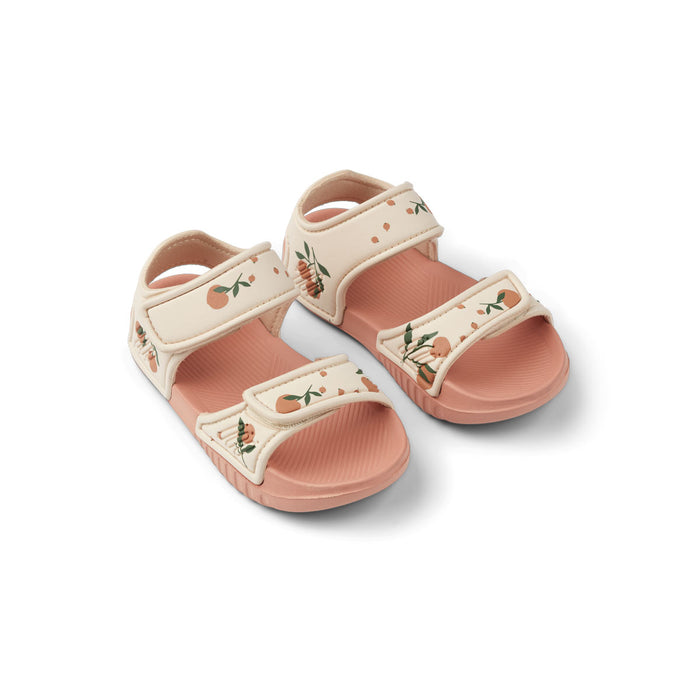 Sandale - Blumer - Peach/Sea Shell Mix - Liewood