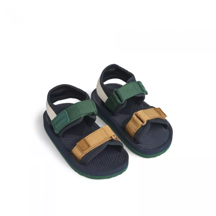 Sandale pentru copii - Monty - Classic navy multi mix - Liewood