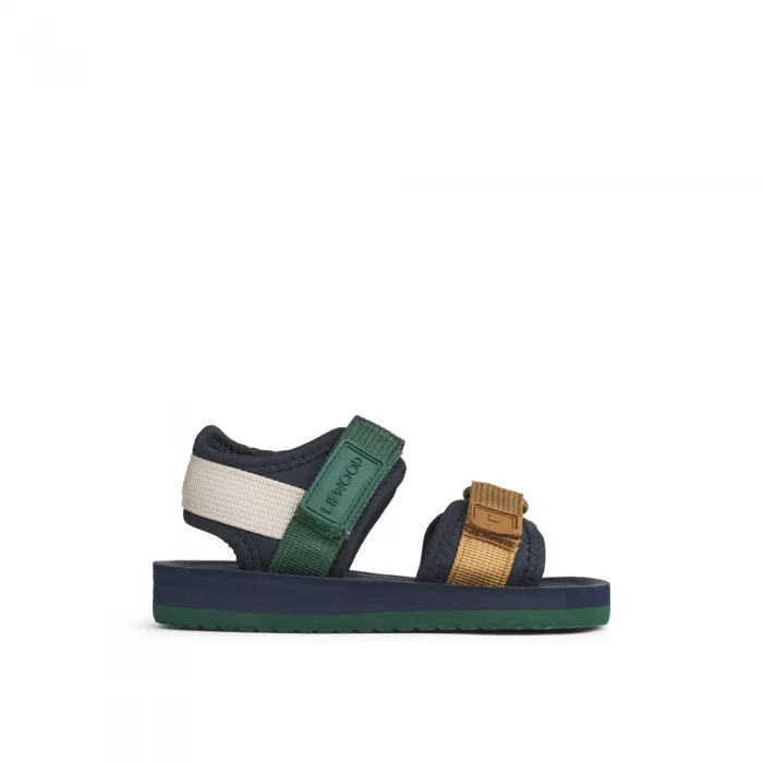 Sandale pentru copii - Monty - Classic navy multi mix - Liewood