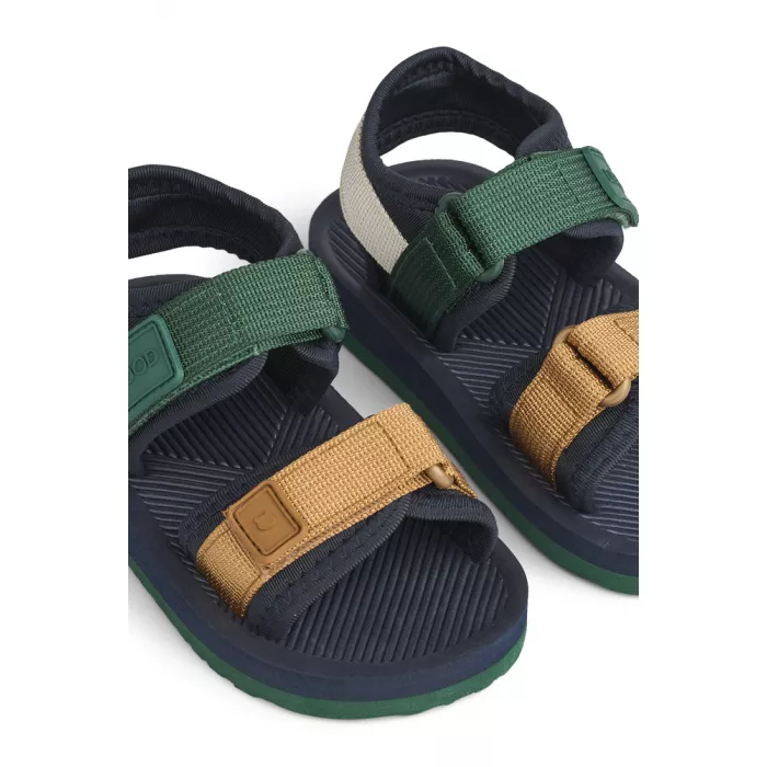 Sandale pentru copii - Monty - Classic navy multi mix - Liewood