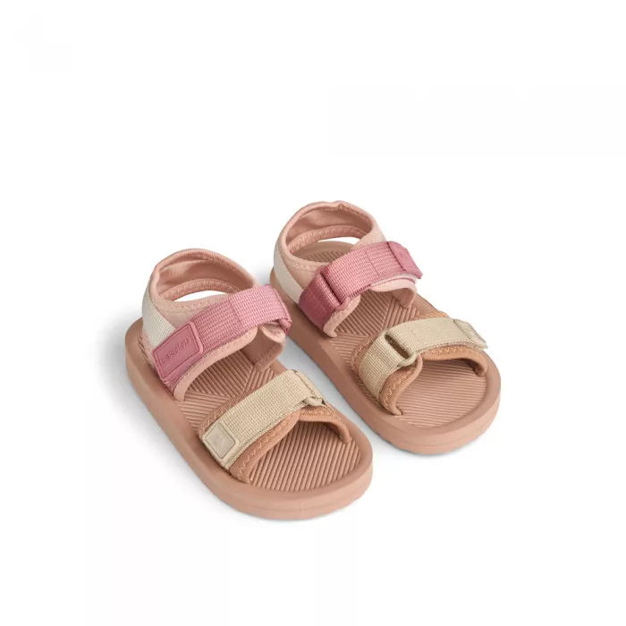 Sandale pentru copii - Monty - Tuscany rose multi mix - Liewood