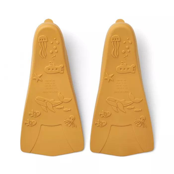 Labe de inot din silicon pentru copii - Gustav - Yellow Mellow - Liewood Labe de inot din silicon pentru copii - Gustav - Yellow Mellow - Liewood
