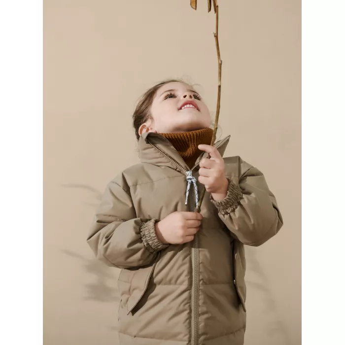 Jacheta de iarna cu umplutura din puf de gasca - Peppe - Oat - Liewood Jacheta de iarna cu umplutura din puf de gasca - Peppe - Oat - Liewood