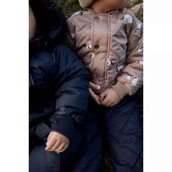 Costum de iarna pentru bebelusi - Sylvie - Midnight Navy - Liewood Costum de iarna pentru bebelusi - Sylvie - Midnight Navy - Liewood