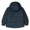 Jacheta de iarna reversibila cu umplutura din puf de gasca - Paloma - Colour Black/Surf Blue Multi Mix - Liewood