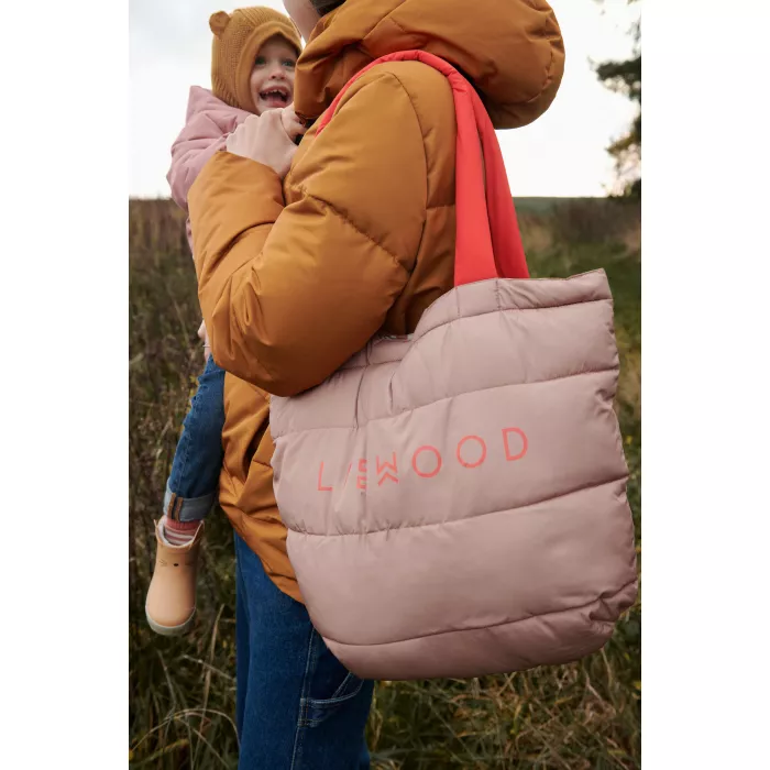 Jacheta de iarna reversibila cu umplutura din puf de gasca - Paloma - Mega Leo/Golden Caramel - Liewood