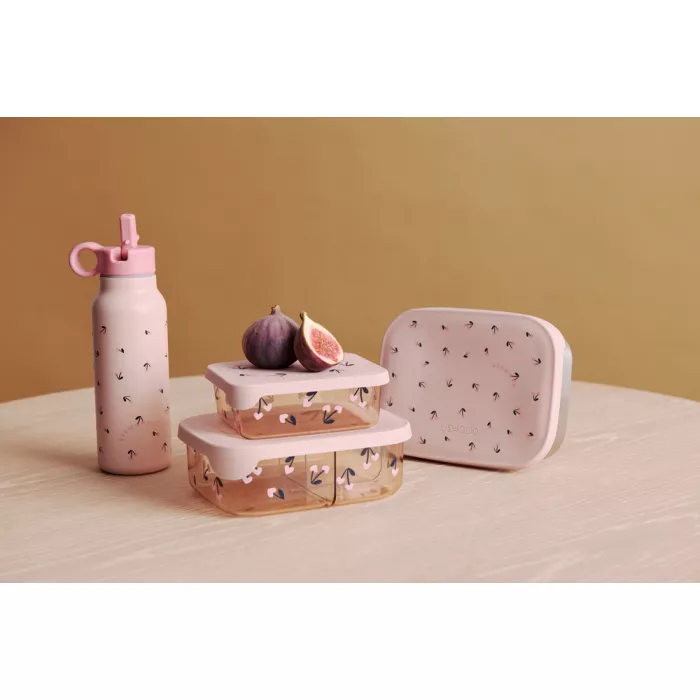 Caserola cu capac din otel inoxidabil Arthur - Mini Cherry Heart - Liewood