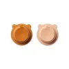 Set 2 boluri din silicon cu ventuza Peony - Mustard/Tuscany Rose Mix - Liewood Set 2 boluri din silicon cu ventuza Peony - Mustard/Tuscany Rose Mix - Liewood