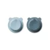 Set 2 boluri din silicon Peony - Sea Blue/Whale Blue Mix - Liewood Set 2 boluri din silicon Peony - Sea Blue/Whale Blue Mix - Liewood