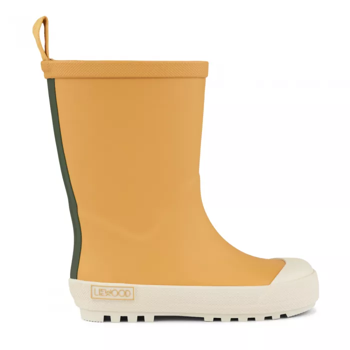 Cizme de ploaie din cauciuc natural River - Yellow Mellow Multi Mix - Liewood Cizme de ploaie din cauciuc natural River - Yellow Mellow Multi Mix - Liewood
