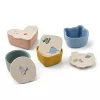 Caserola din silicon pentru gustari TOTO - set 4 bucati - TAMTAM / SANDY - Liewood