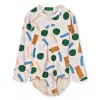 Costum de baie pentru copii - Magali - Paint stroke / Sandy - Liewood