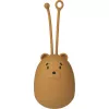 Lampa de veghe din silicon cu LED si incarcare USB Watson - Mr Bear - Golden Caramel  - Liewood