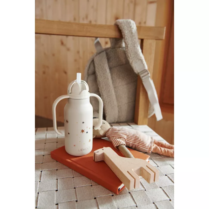 Sticla din otel inoxidabil - 250 ml - Kimmie - Elephant / Creme de la Creme - Liewood
