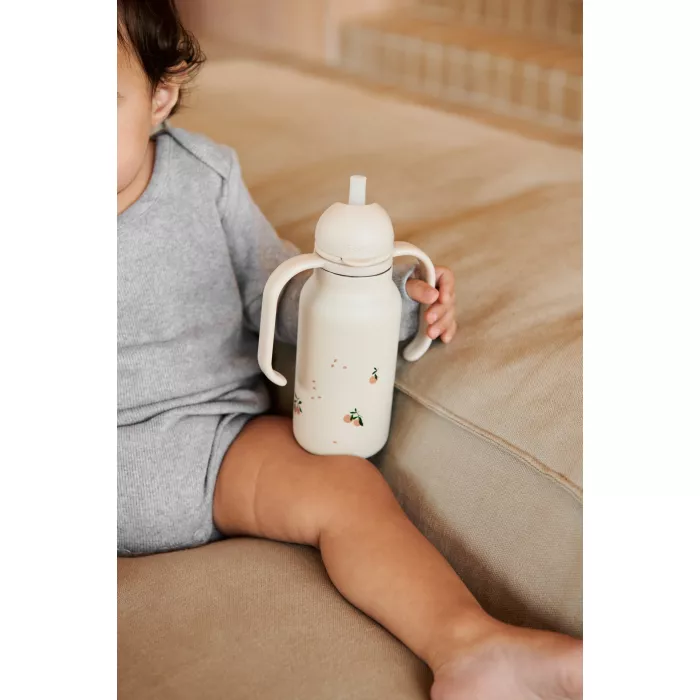 Sticla din otel inoxidabil - 250 ml - Kimmie - Elephant / Creme de la Creme - Liewood