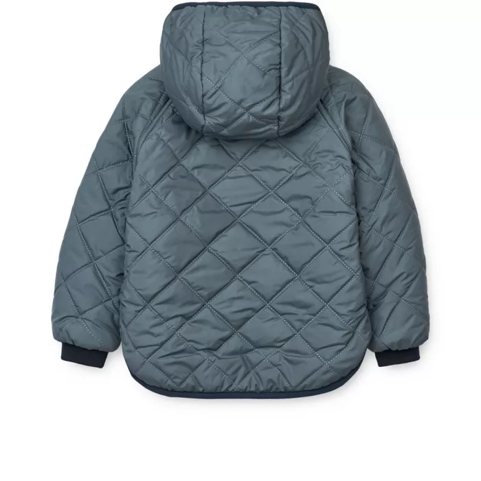 Jacheta reversibila pentru copii - Jackson - Whale blue multi Mix - Liewood