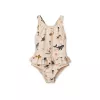 Costum de baie intreg cu protectie UV 50+ - Amara - Sea creature / Sandy  - Liewood