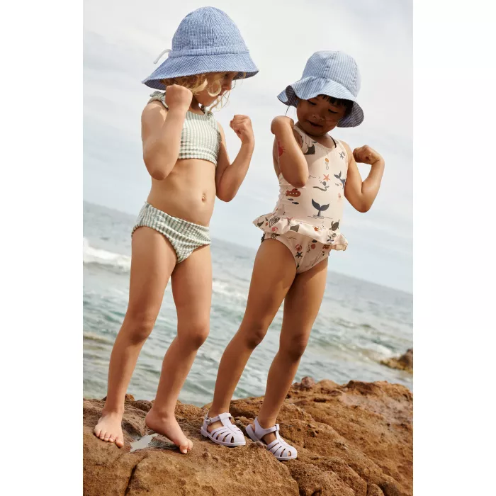 Costum de baie intreg cu protectie UV 50+ - Amara - Peach / Sea shell - Liewood