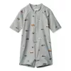 Costum de baie intreg cu factor de protectie UV 40+ - Max - Vehicles/Dove Blue - Liewood