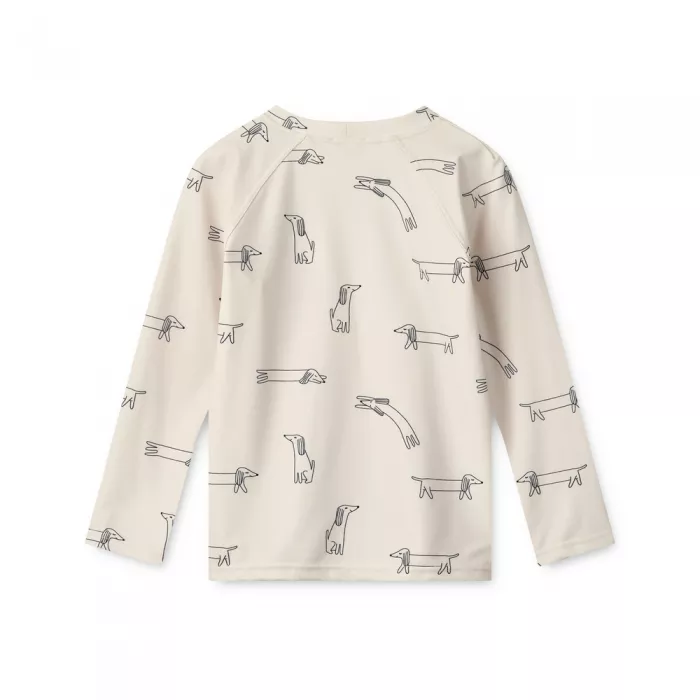 Bluza cu maneca lunga cu protectie UV 50+ - Noah - Dog/Sandy - Liewood