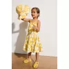 Palarie de soare reversibila - Amelia - Flower / Lemon yellow - Liewood