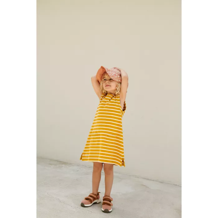 Palarie de soare reversibila - Amelia - Peach / Sandy - Liewood
