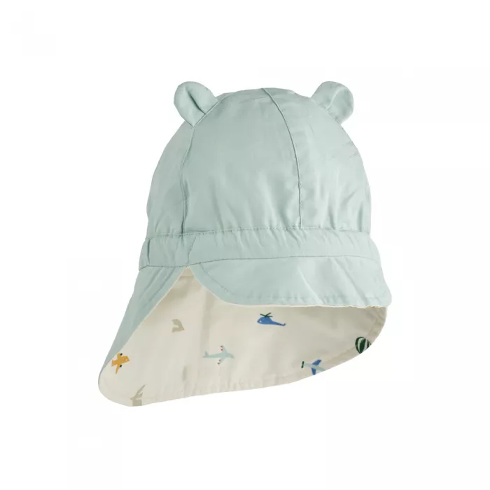 Palarie de soare reversibila - Gorm - Aviator / Ecru - Liewood