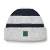 Caciula beanie din lana Emilio - Classic navy / Light grey melange  - Liewood