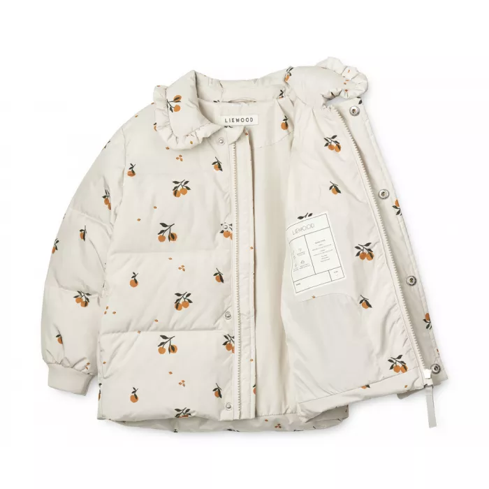 Jacheta de iarna cu umplutura din puf - Anemone - Peach / Sandy - Liewood