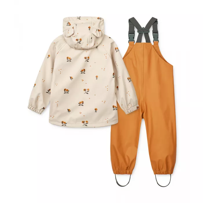 Costum impermeabil pentru ploaie - Melodi - Peach / Sandy - Liewood Costum impermeabil pentru ploaie - Melodi - Peach / Sandy - Liewood