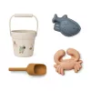 Jucarii pentru plaja din silicon - Sea creature / Sandy - Mini - Liewood