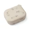 Caserola compartimentata din silicon Elinda - Dog / Sandy - Liewood